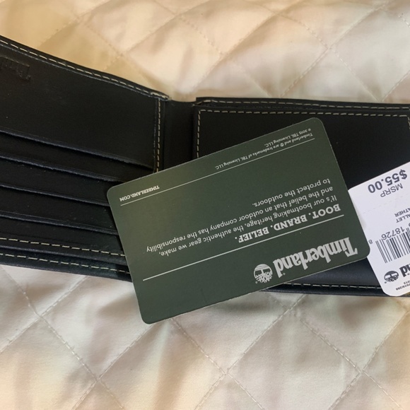Men's Wallet -Genuine Leather -  NWT - Timberland - Picture 5 of 5